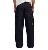 LOGO PINSTRIPE DENIM CARPENTER JEAN