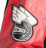 TEAM EAGLE WOOL LEATHER JACKET