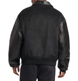 SCRIPT LEATHER JACKET