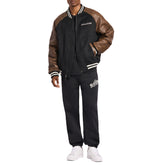 NAVAL VARSITY WOOL LEATHER JACKET