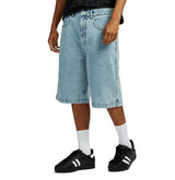 MID WASH DENIM SHORT