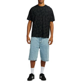 MID WASH DENIM SHORT