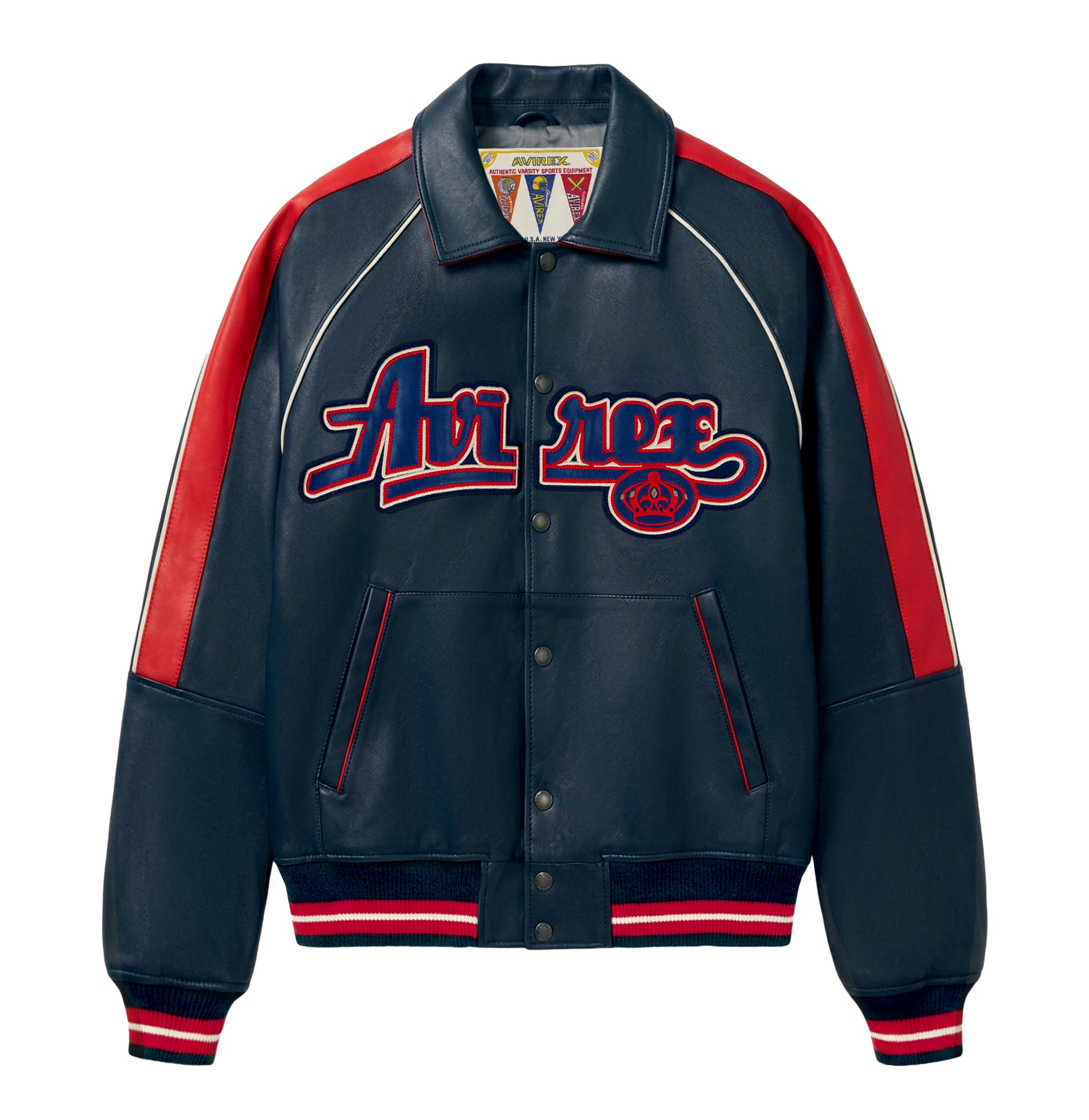 『美品』AVIREX VARSITY JACKET AVIATORS KING THE KINGS JACKET – Avirex