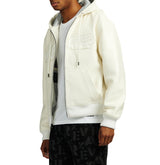 SCRIPT NAPPA LEATHER HOODIE