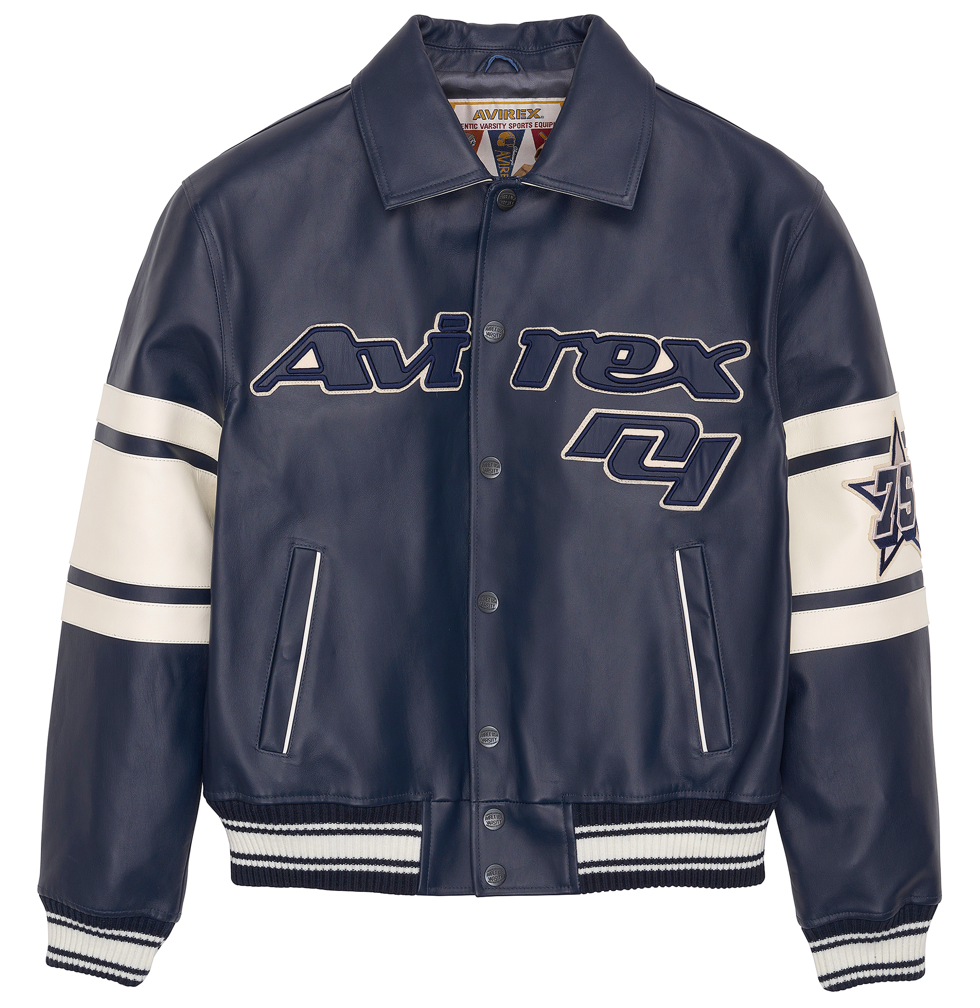 Avirex Limited Edition City Series Bronx Jacket Varsity Blue 3XL