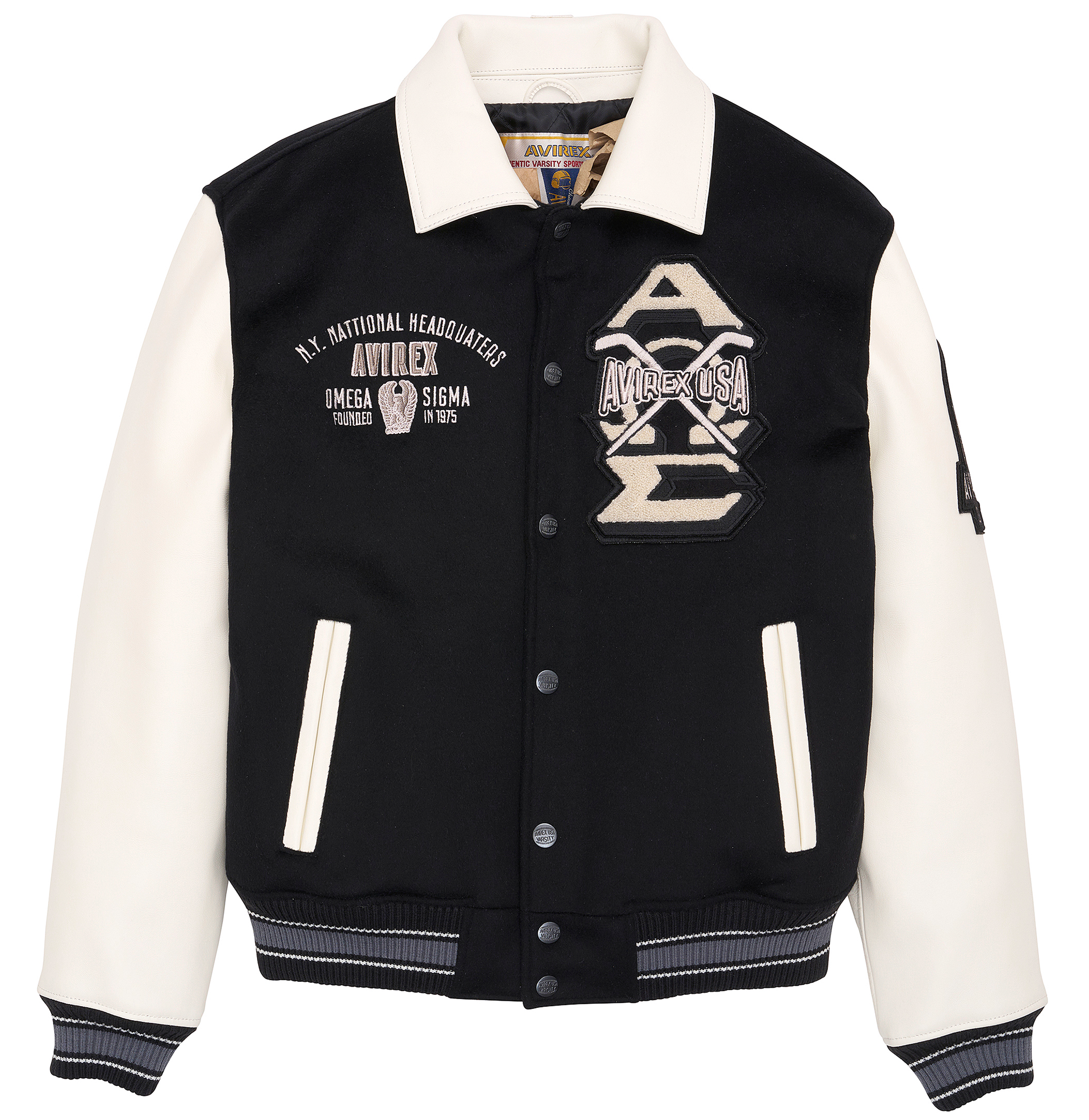 Avirex varsity jacket discount