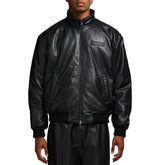 REVERSIBLE NAPPA LEATHER TRACK JACKET