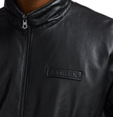 REVERSIBLE NAPPA LEATHER TRACK JACKET