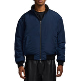 REVERSIBLE NAPPA LEATHER TRACK JACKET