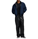 REVERSIBLE NAPPA LEATHER TRACK JACKET