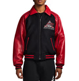 CLASSIC WOOL LEATHER VARSITY JACKET