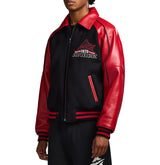 CLASSIC WOOL LEATHER VARSITY JACKET
