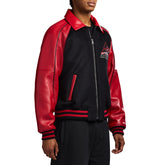 CLASSIC WOOL LEATHER VARSITY JACKET