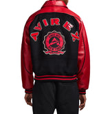 CLASSIC WOOL LEATHER VARSITY JACKET