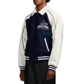 CLASSIC WOOL LEATHER VARSITY JACKET
