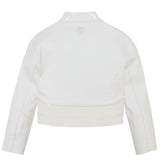 CROPPED PATENT LEATHER MOTO JACKET