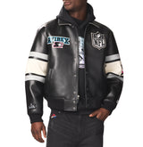 AVIREX X STARTER SUPER BOWL LX LEATHER JACKET