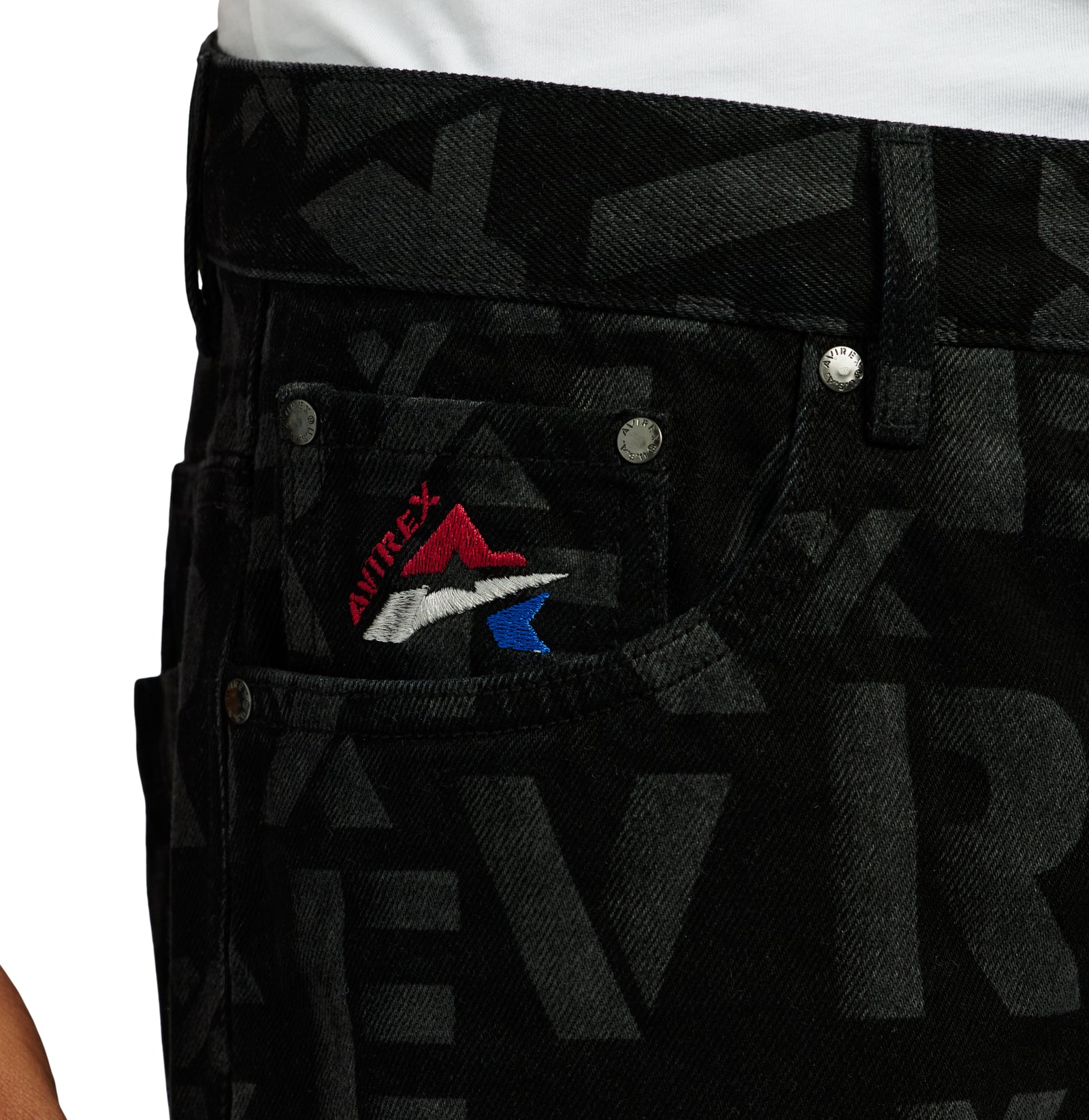 MONOGRAM DENIM JEAN – Avirex