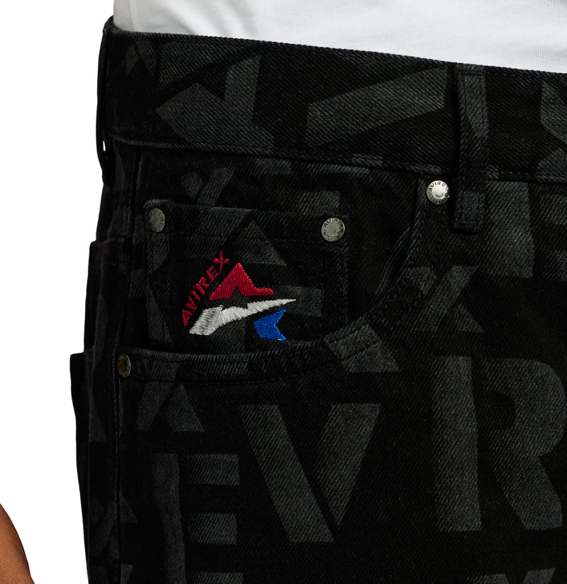 MONOGRAM DENIM JEAN – Avirex