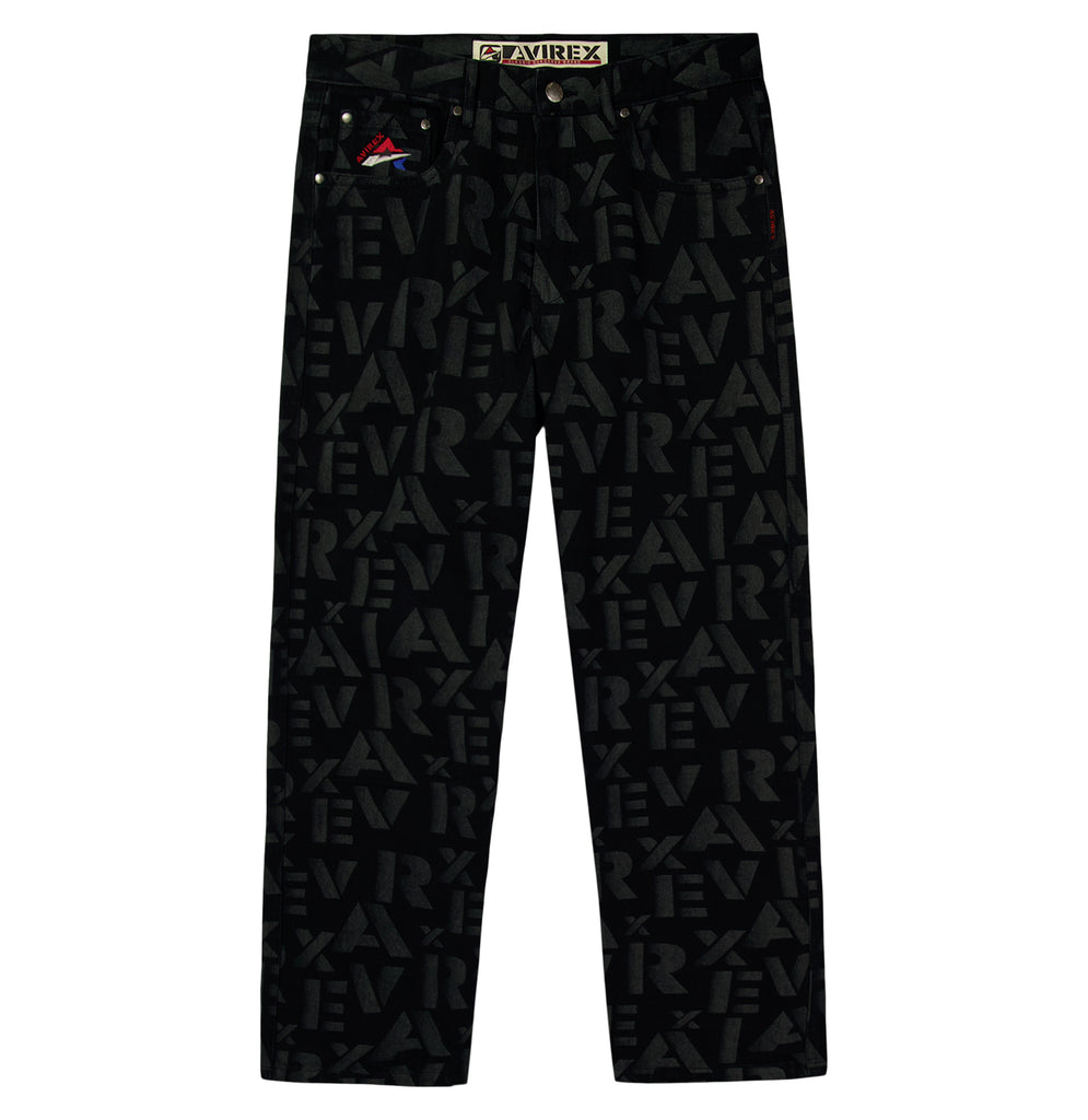 MONOGRAM DENIM JEAN – Avirex