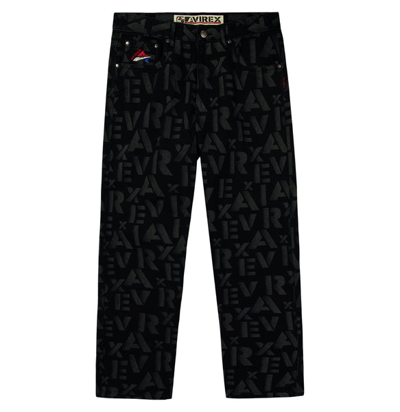 MONOGRAM DENIM JEAN – Avirex