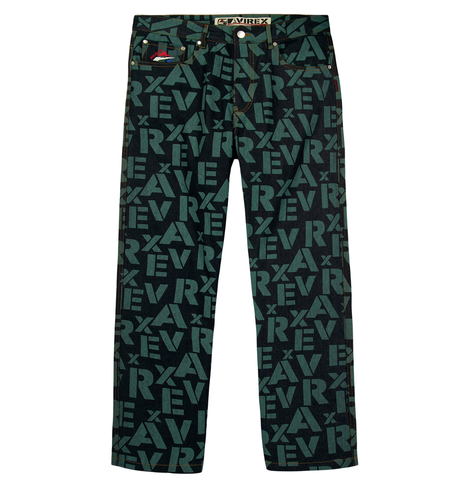 MONOGRAM DENIM JEAN – Avirex