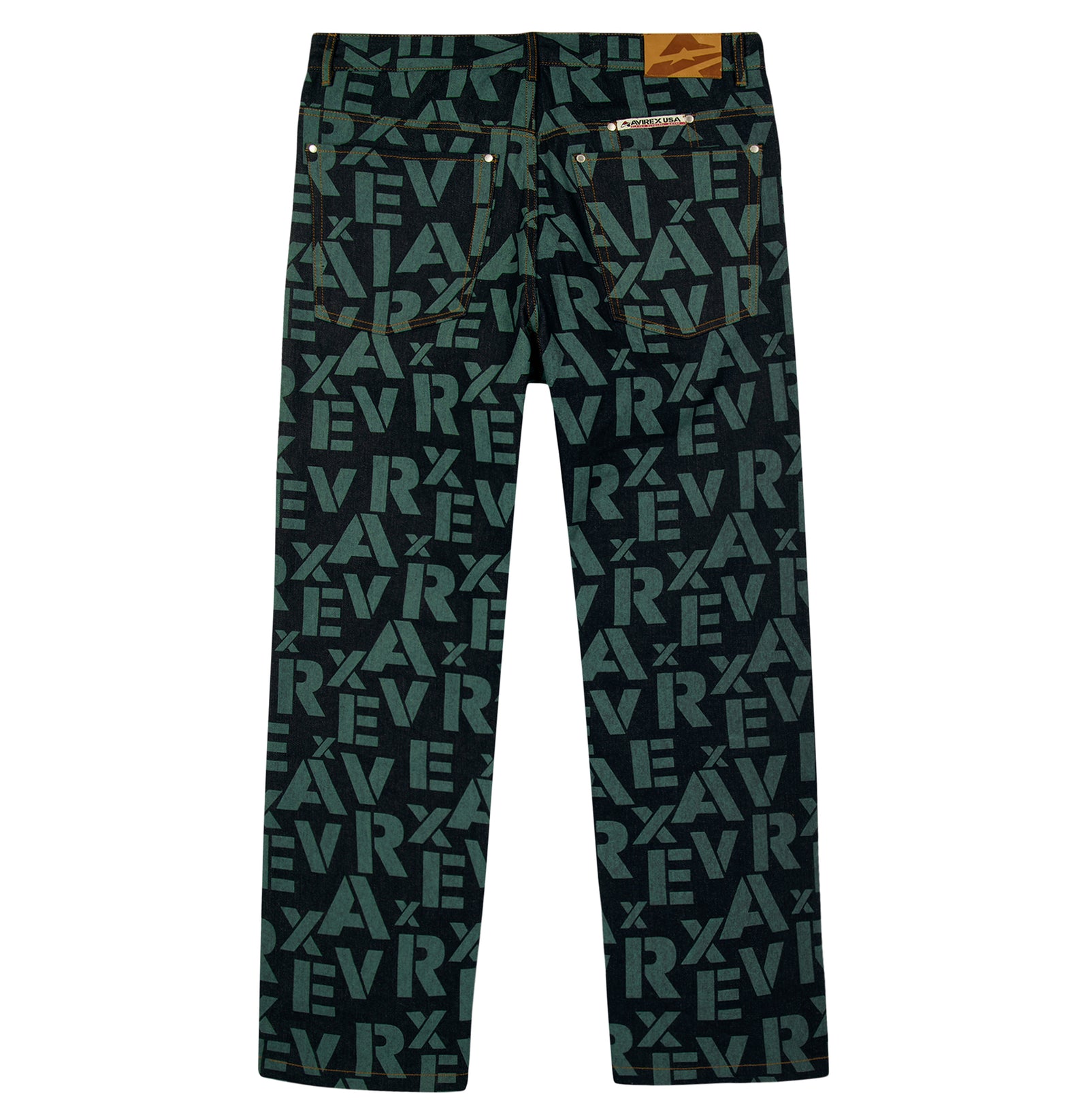 MONOGRAM DENIM JEAN – Avirex