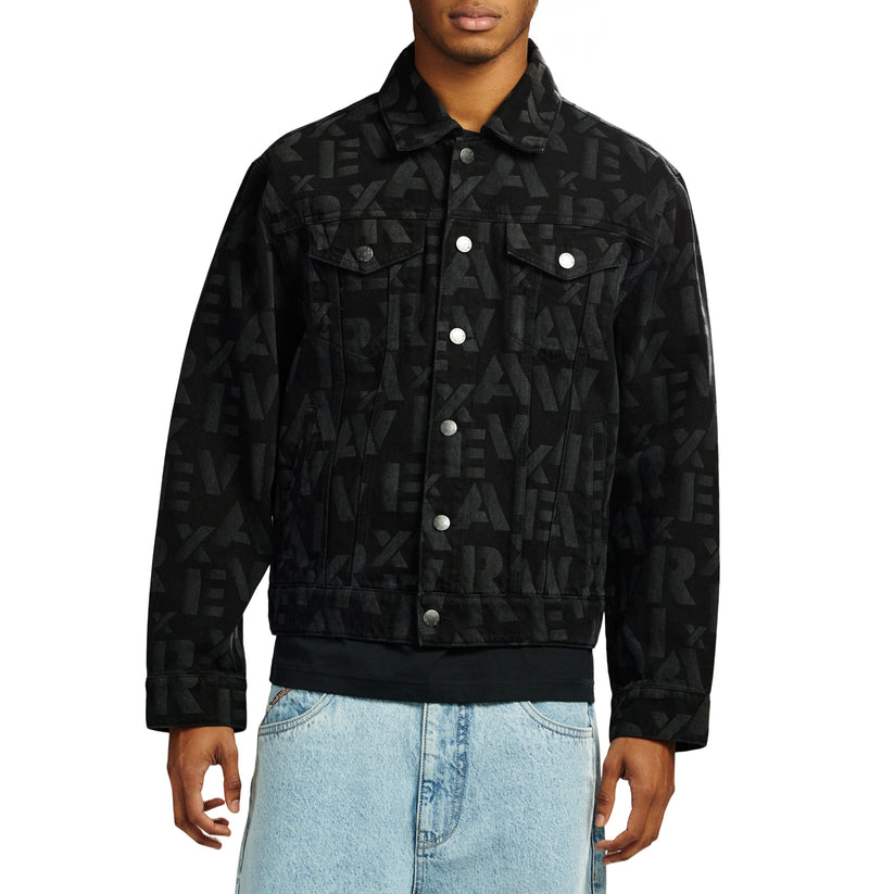 MONOGRAM DENIM JACKET – Avirex