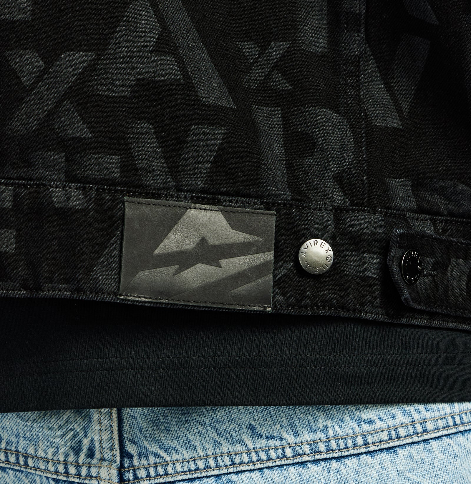 MONOGRAM DENIM JACKET – Avirex