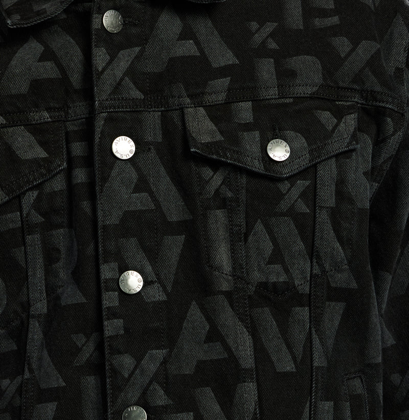 MONOGRAM DENIM JACKET – Avirex