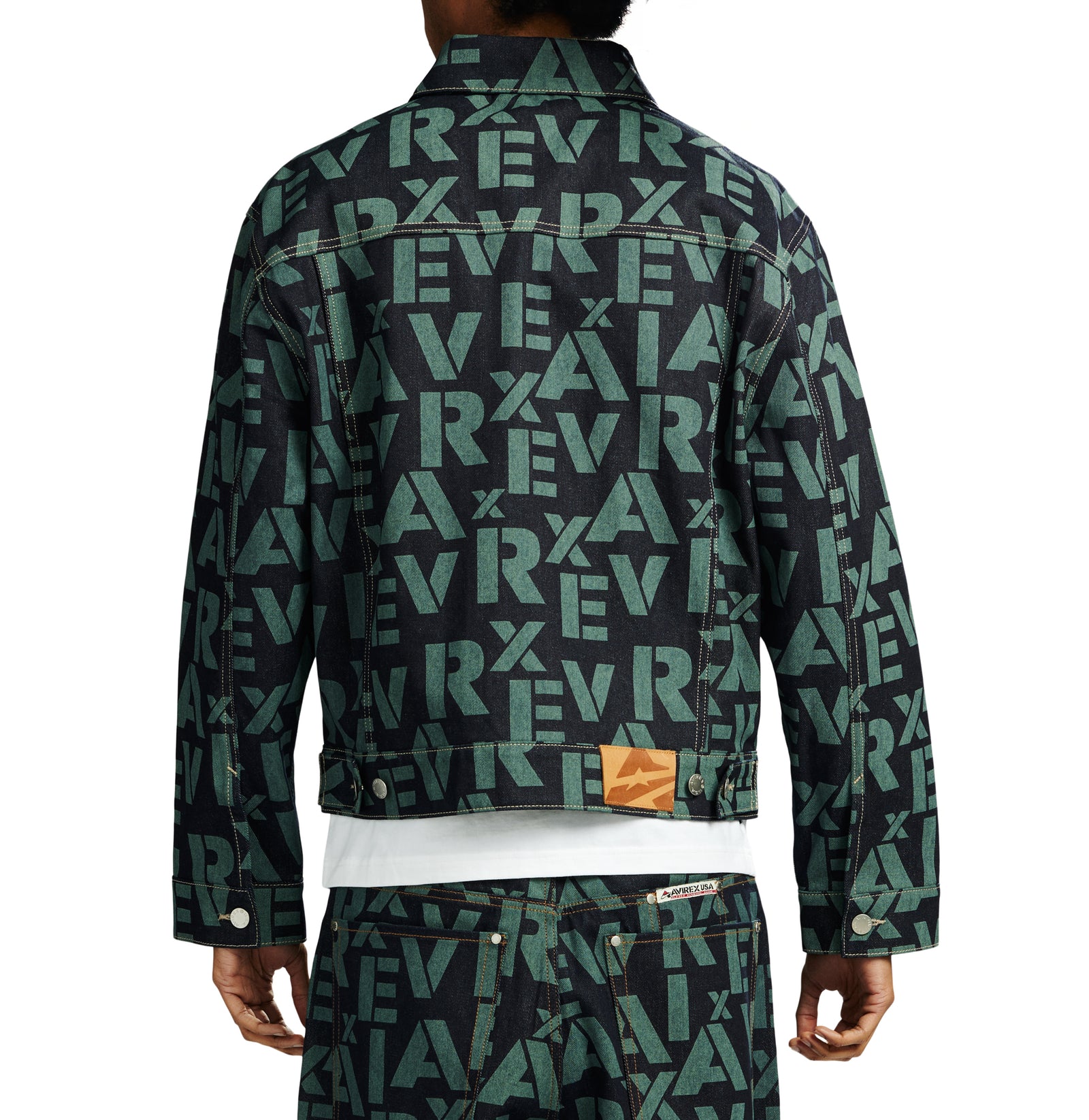 MONOGRAM DENIM JACKET – Avirex