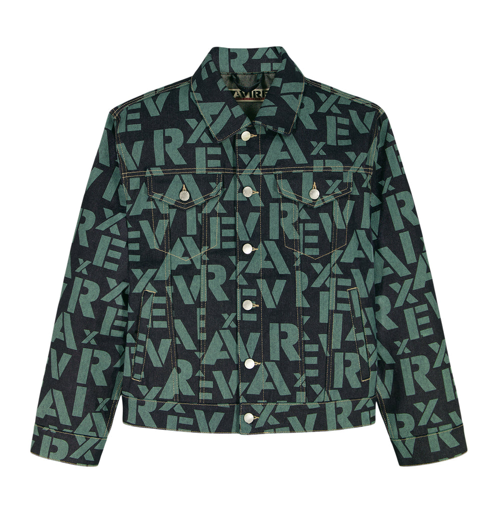 MONOGRAM DENIM JACKET – Avirex