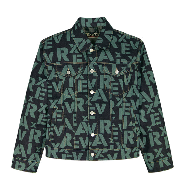 MONOGRAM DENIM JACKET – Avirex