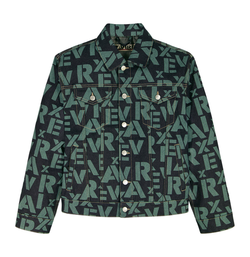 MONOGRAM DENIM JACKET – Avirex