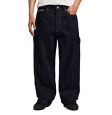 LOGO PINSTRIPE DENIM CARPENTER JEAN