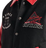 TEAM EAGLE WOOL LEATHER JACKET