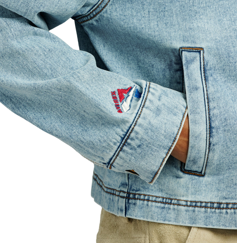 DENIM UTILITY JACKET – Avirex