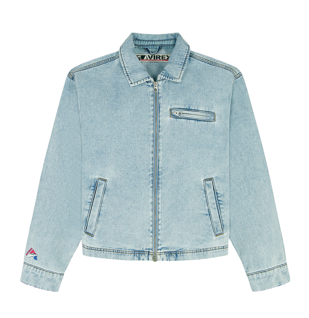 DENIM UTILITY JACKET – Avirex