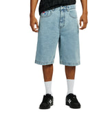 MID WASH DENIM SHORT