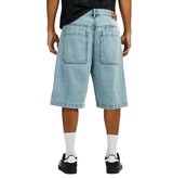 MID WASH DENIM SHORT