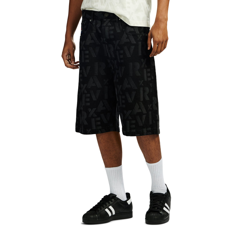 MONOGRAM DENIM SHORT – Avirex