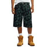 MONOGRAM DENIM SHORT