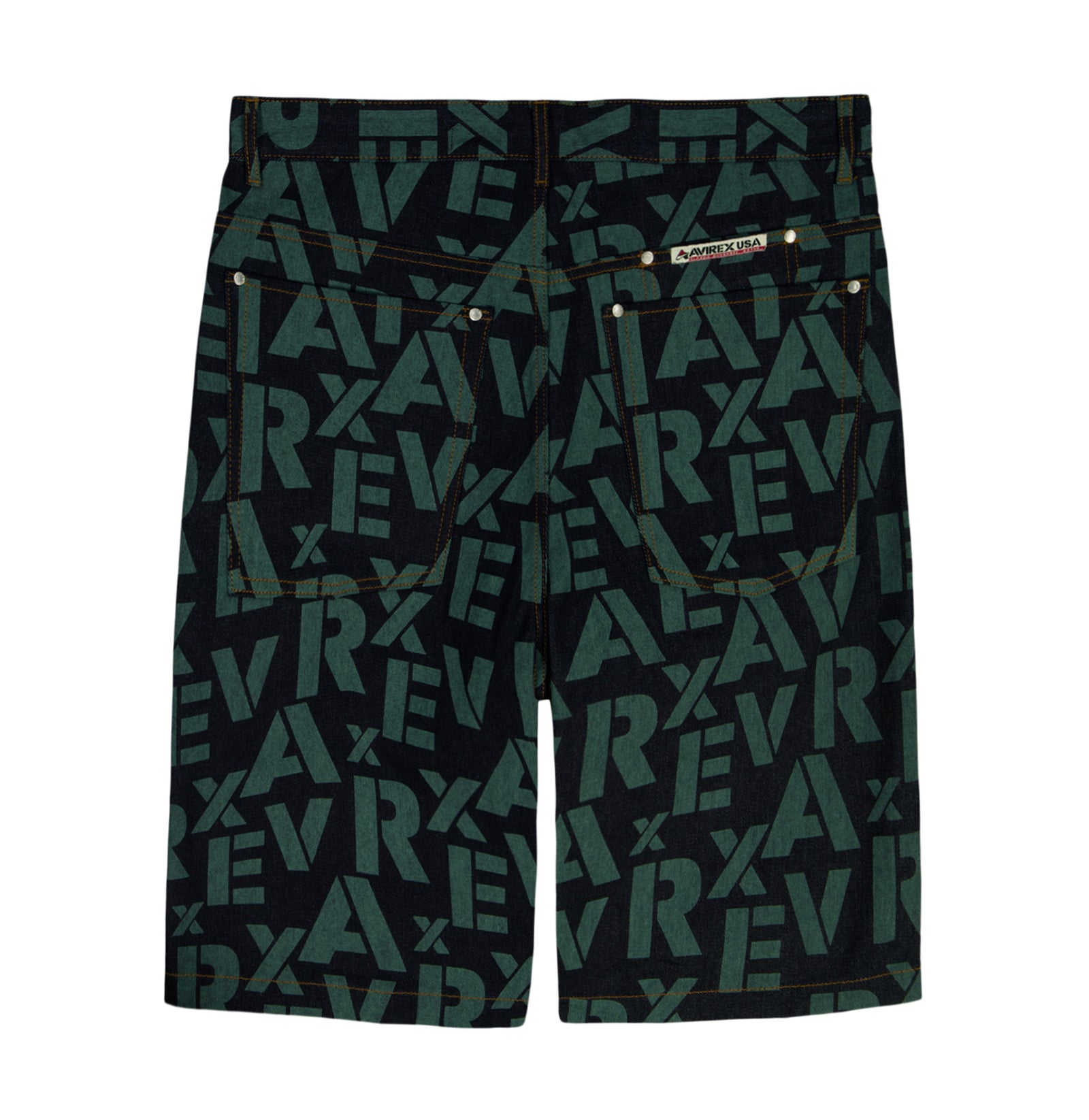 MONOGRAM DENIM SHORT – Avirex