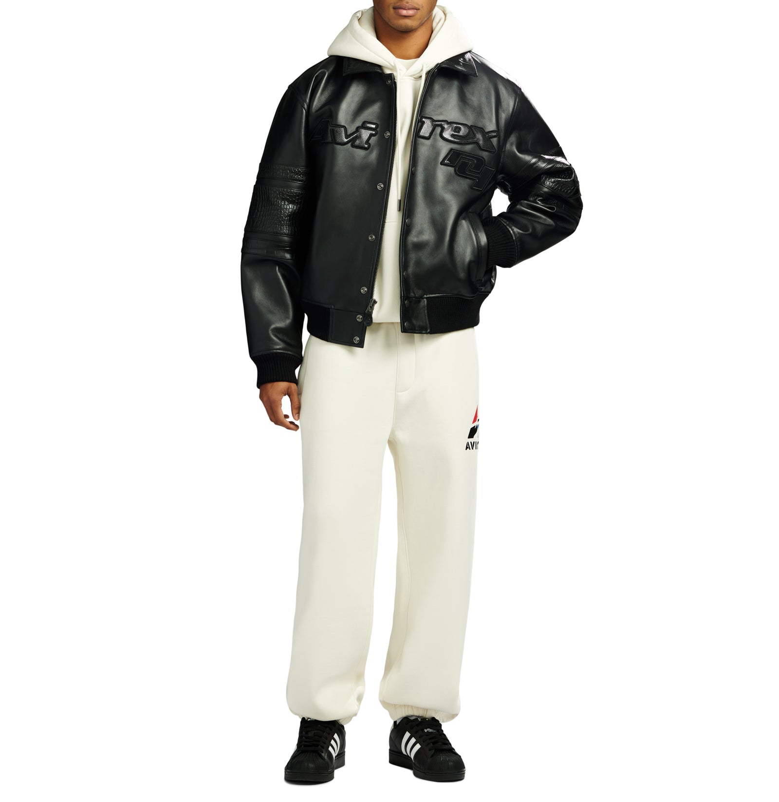 LEATHER FACEMASK P.D.W 【美品】AVIREX JACKET 【公式通販】 JACKET LEATHER MASK FACE P.D.W. AVIREX ジャケット・アウター