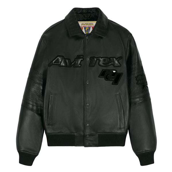 ジャケット・アウター AVIREX VARSITY LEATHER JACKET for VALLAD 44AVS261O03-001-06_b34313ad-