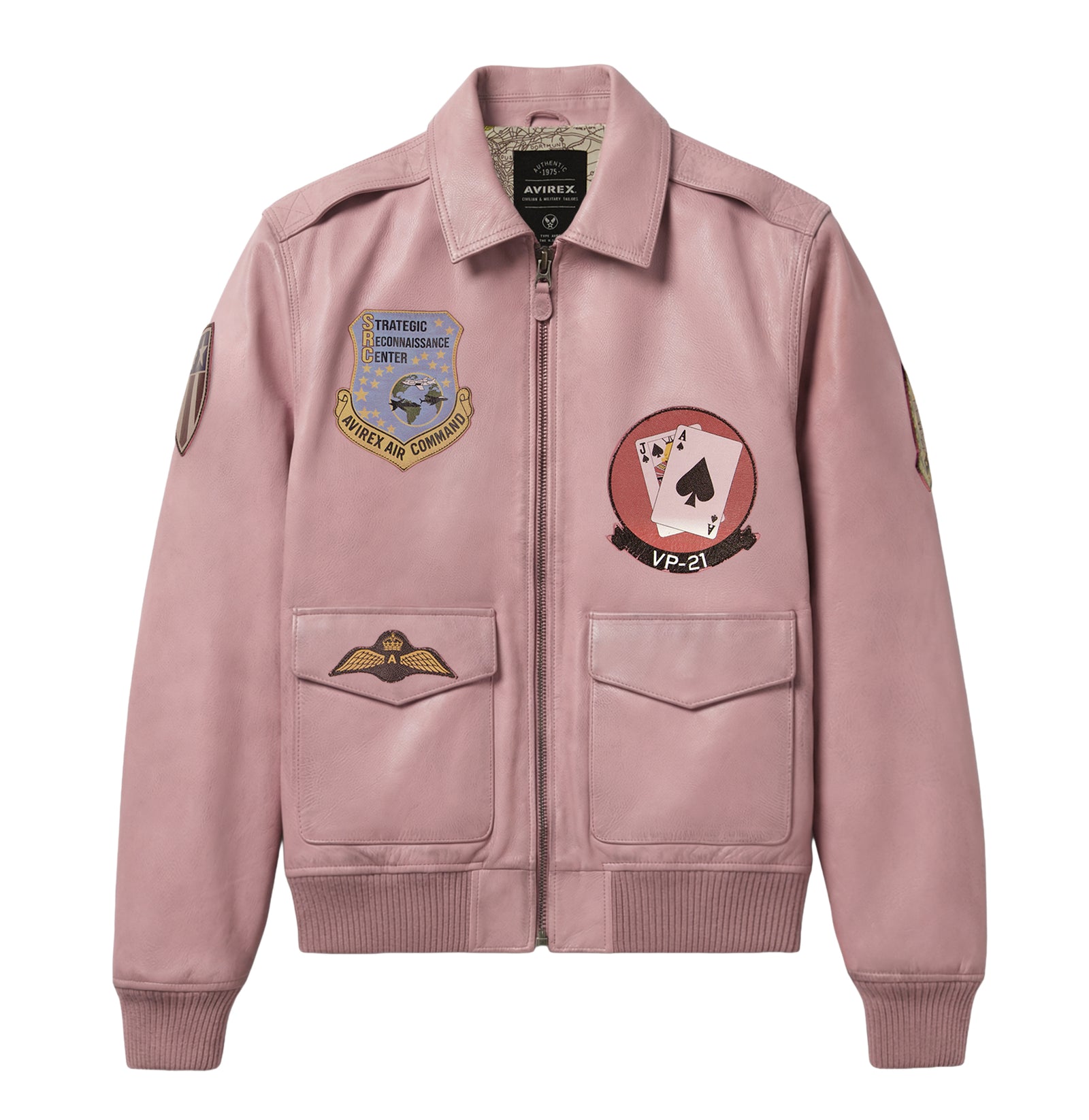 ジャケット・アウター AVIREX / A-2 rose leather fight jacket VINTAGE FLIGHT A2 JACKET – Avirex