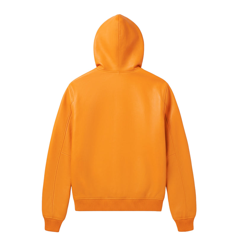 SCRIPT NAPPA LEATHER HOODIE – Avirex