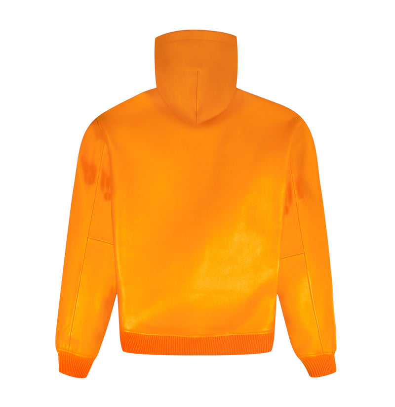 SCRIPT NAPPA LEATHER HOODIE – Avirex