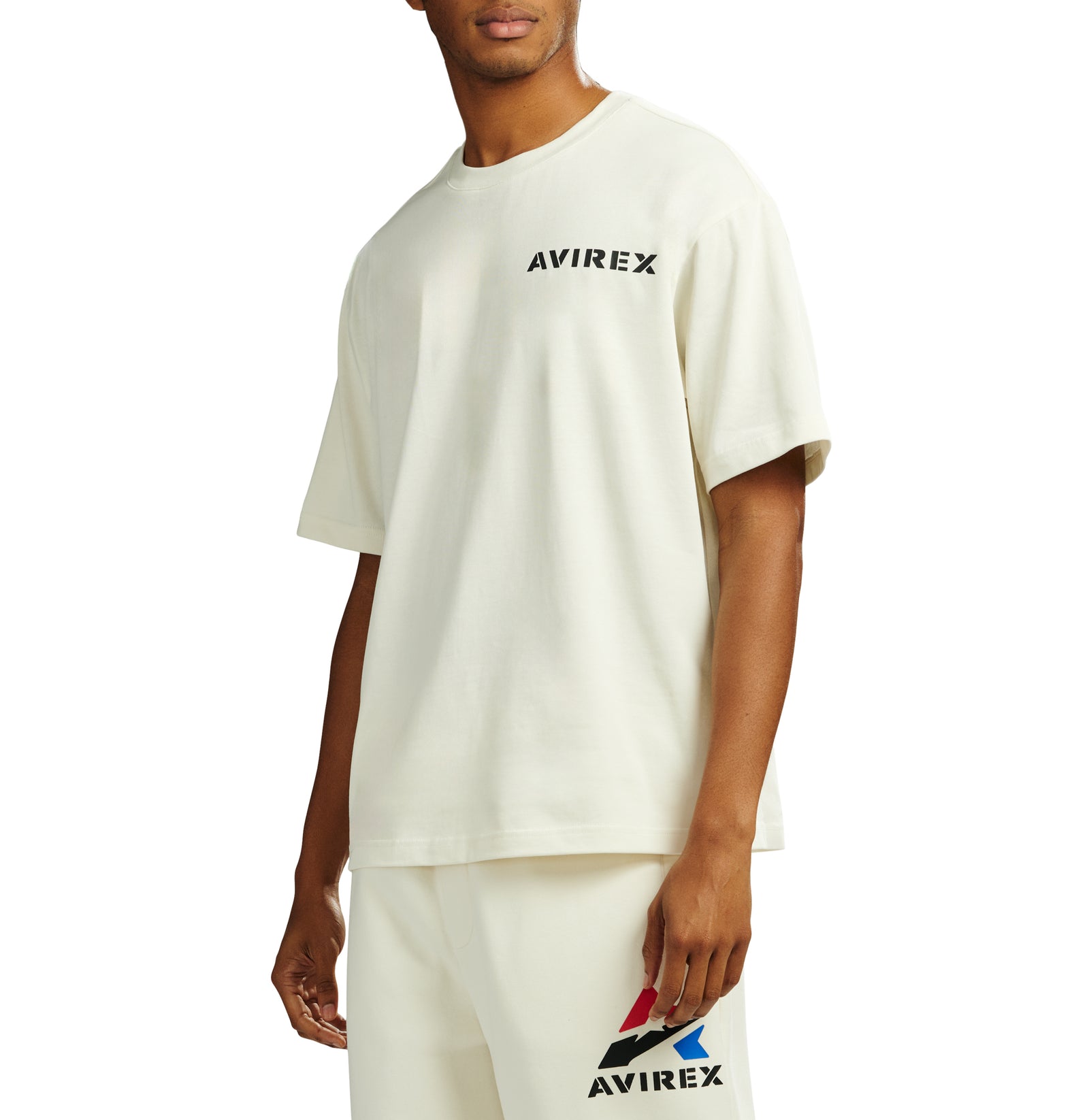 AVIREX Tシャツ XLサイズ ネイビー ホワイト BIG 