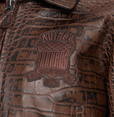 CROPPED CROC ICON JACKET